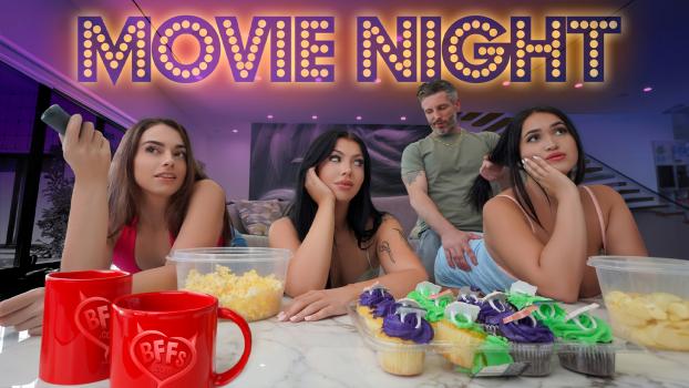 Sophia Burns , Holly Day and Nia Bleu in There Is Nothing Like Movie Night – BFFS